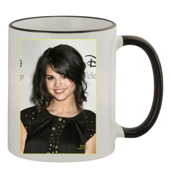 Selena Gomez 11oz Colored Rim & Handle Mug