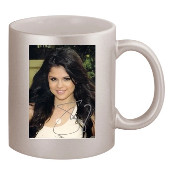 Selena Gomez 11oz Metallic Silver Mug