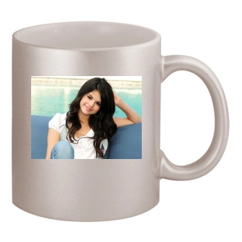 Selena Gomez 11oz Metallic Silver Mug