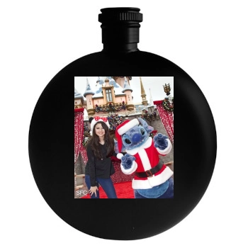 Selena Gomez Round Flask