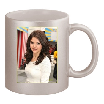 Selena Gomez 11oz Metallic Silver Mug