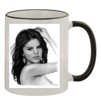 Selena Gomez 11oz Colored Rim & Handle Mug