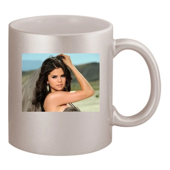 Selena Gomez 11oz Metallic Silver Mug