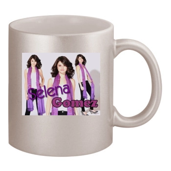 Selena Gomez 11oz Metallic Silver Mug