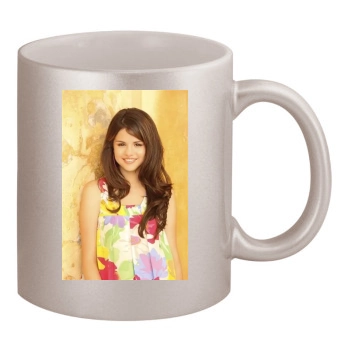 Selena Gomez 11oz Metallic Silver Mug