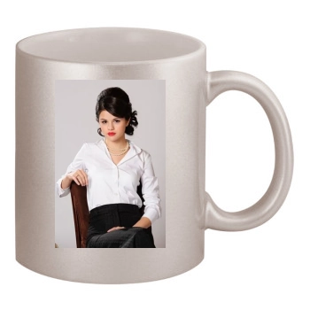 Selena Gomez 11oz Metallic Silver Mug