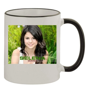 Selena Gomez 11oz Colored Rim & Handle Mug