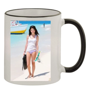 Selena Gomez 11oz Colored Rim & Handle Mug