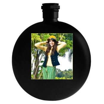 Selena Gomez Round Flask