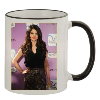 Selena Gomez 11oz Colored Rim & Handle Mug