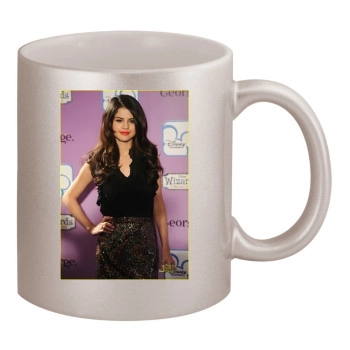 Selena Gomez 11oz Metallic Silver Mug