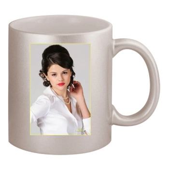 Selena Gomez 11oz Metallic Silver Mug