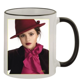 Selena Gomez 11oz Colored Rim & Handle Mug