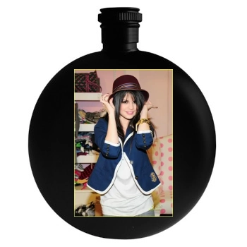 Selena Gomez Round Flask