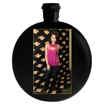 Selena Gomez Round Flask