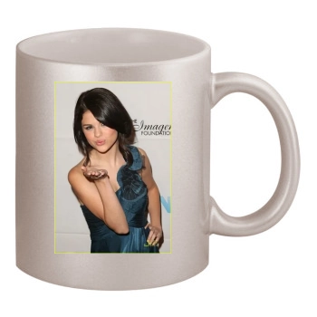 Selena Gomez 11oz Metallic Silver Mug