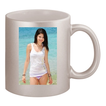 Selena Gomez 11oz Metallic Silver Mug