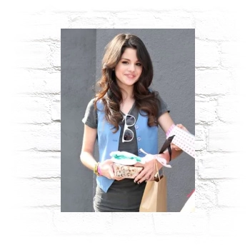 Selena Gomez Metal Wall Art