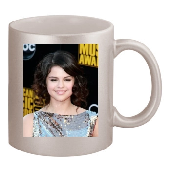 Selena Gomez 11oz Metallic Silver Mug