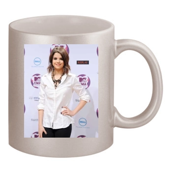 Selena Gomez 11oz Metallic Silver Mug