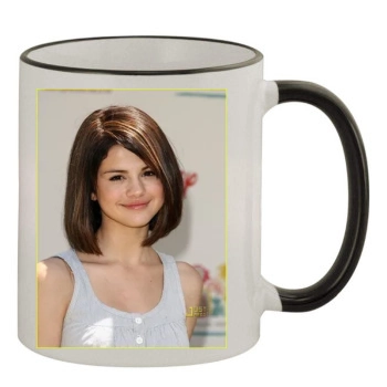 Selena Gomez 11oz Colored Rim & Handle Mug