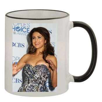 Selena Gomez 11oz Colored Rim & Handle Mug