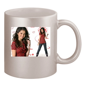 Selena Gomez 11oz Metallic Silver Mug