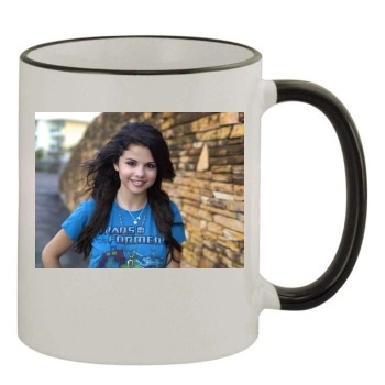 Selena Gomez 11oz Colored Rim & Handle Mug