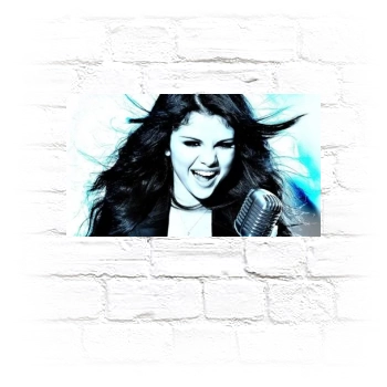 Selena Gomez Metal Wall Art