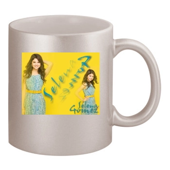 Selena Gomez 11oz Metallic Silver Mug