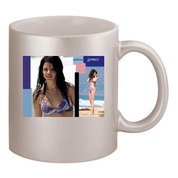 Selena Gomez 11oz Metallic Silver Mug