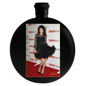 Selena Gomez Round Flask