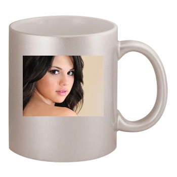 Selena Gomez 11oz Metallic Silver Mug