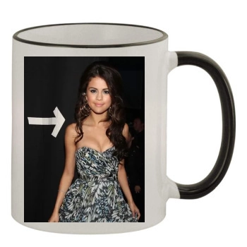 Selena Gomez 11oz Colored Rim & Handle Mug