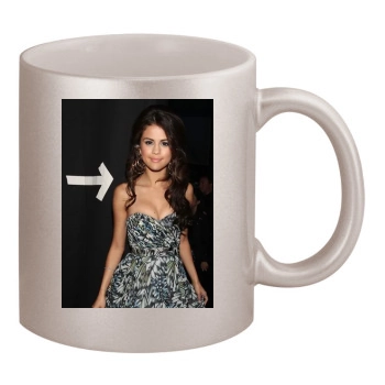 Selena Gomez 11oz Metallic Silver Mug