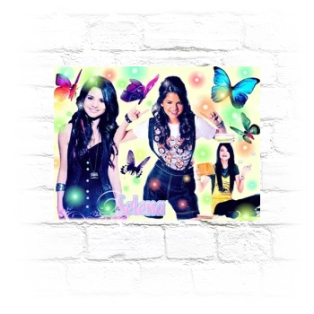 Selena Gomez Metal Wall Art