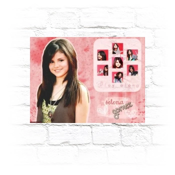 Selena Gomez Metal Wall Art