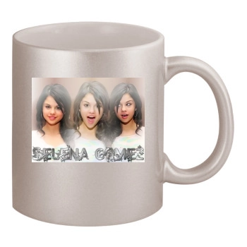 Selena Gomez 11oz Metallic Silver Mug