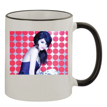 Selena Gomez 11oz Colored Rim & Handle Mug