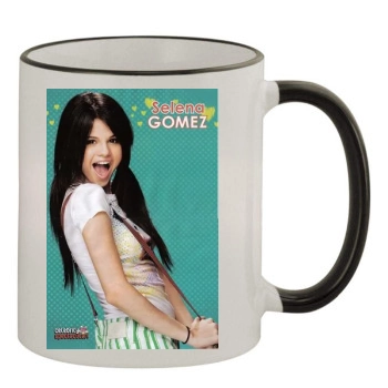 Selena Gomez 11oz Colored Rim & Handle Mug