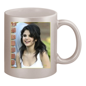 Selena Gomez 11oz Metallic Silver Mug