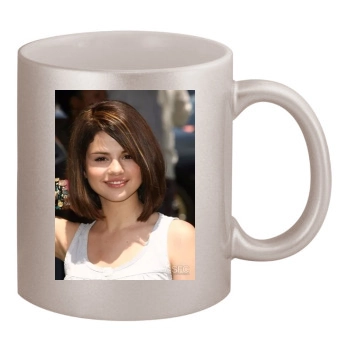 Selena Gomez 11oz Metallic Silver Mug