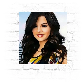 Selena Gomez Metal Wall Art