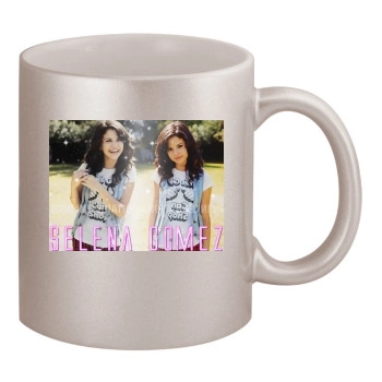 Selena Gomez 11oz Metallic Silver Mug