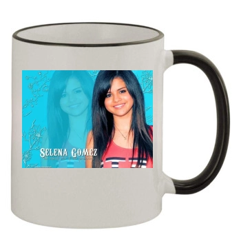 Selena Gomez 11oz Colored Rim & Handle Mug