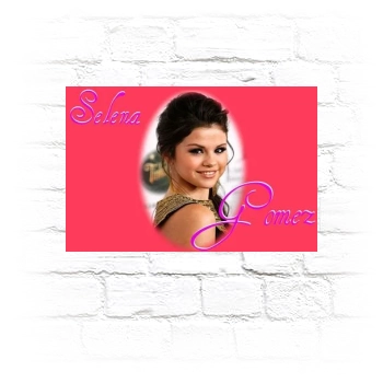 Selena Gomez Metal Wall Art