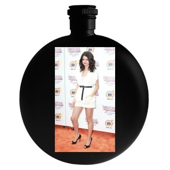 Selena Gomez Round Flask