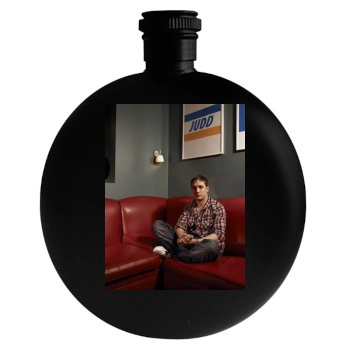 Tom Hardy Round Flask