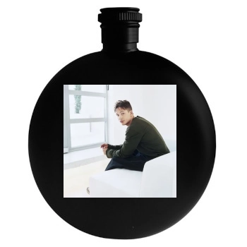 Tom Hardy Round Flask