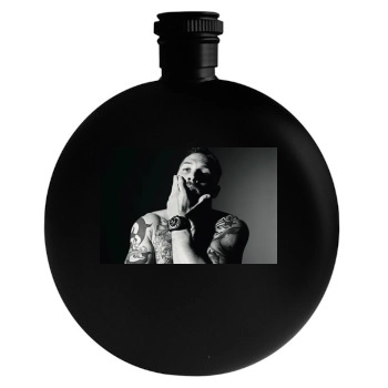 Tom Hardy Round Flask